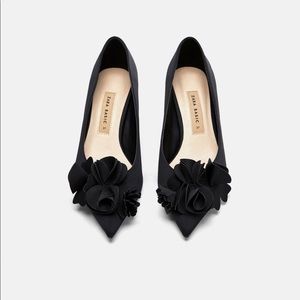 Zara Flower heels